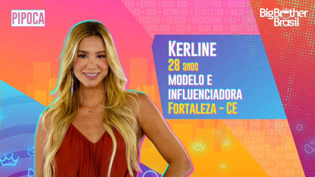 Kerline é modelo e influenciadora (foto: Globo/Divulgação)