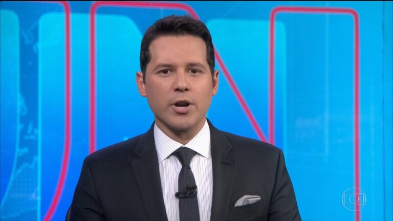 Dony de Nuccio chegou a apresentar o Jornal Nacional; SBT sonha com ele no SBT Brasil (foto: Reprodução/TV Globo)