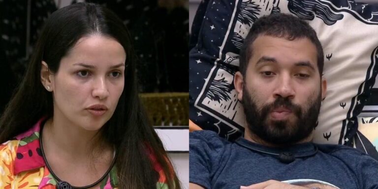 Juliette e Gilberto protagonizaram uma discussão por conta de Fiuk (foto: Montagem/Reprodução/TV Globo)