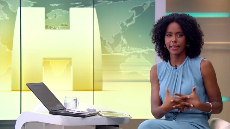 Maju Coutinho foi advertida pela cúpula do Jornalismo da Globo (foto: Reprodução/TV Globo)