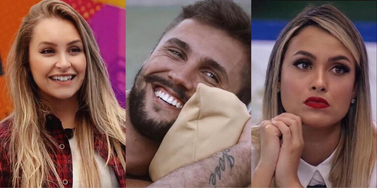 Arthur teve um affair com Carla no BBB 21, mas confessou que tinha atração por Sarah (foto: Montagem/TV Globo)