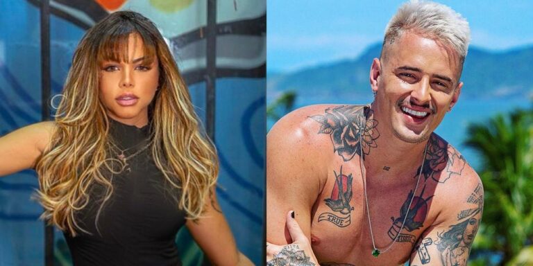 Treta entre Gabily e Caíque Gama no De Férias com o Ex: Celebs foi parar fora do reality (foto: Montagem/Redes Sociais)