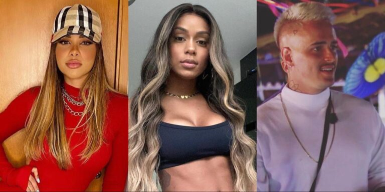 Gabily, MC Rebecca e Caíque Gama se envolveram em uma confusão generalizada (foto: Reprodução)