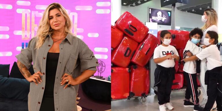 Danielle Souza, a Mulher Samambaia, foi barrada no aeroporto de Guarulhos (foto: Reprodução/Redes Sociais)