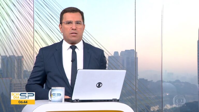 Ausência de Rodrigo Bocardi assustou telespectadores do Bom Dia São Paulo (foto: Reprodução/TV Globo)