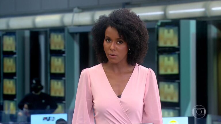 Maju Coutinho perdeu a liderança para a Record pelo segundo dia consecutivo (foto: Reprodução/TV Globo)