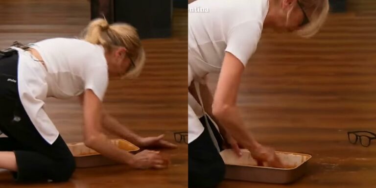 Participante do MasterChef serviu jurados com comida contaminada (foto: Reprodução/Telefe)