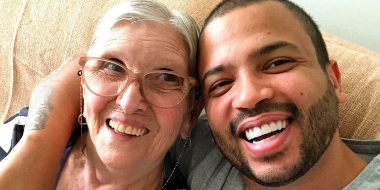 Projota fez texto emocionante para se despedir de dona Lourdes, sua avó (foto: Reprodução)