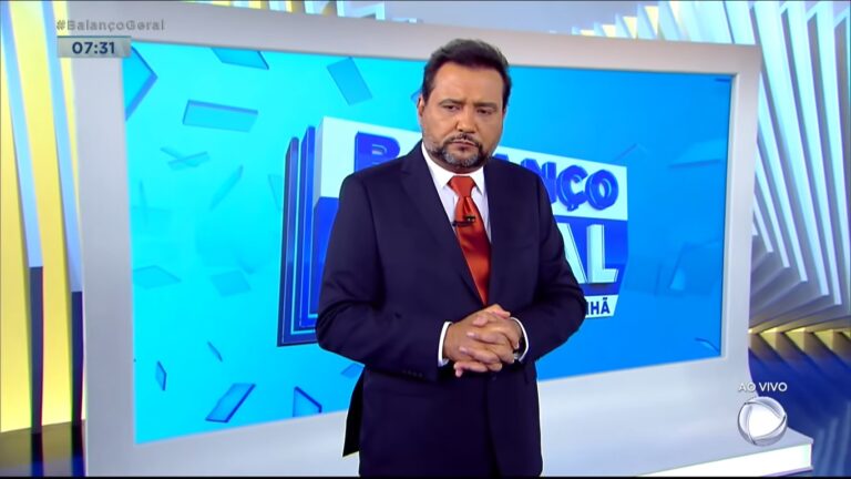 Geraldo Luís desabafou sobre fase difícil no Balanço Geral Manhã (foto: Reprodução/Record)