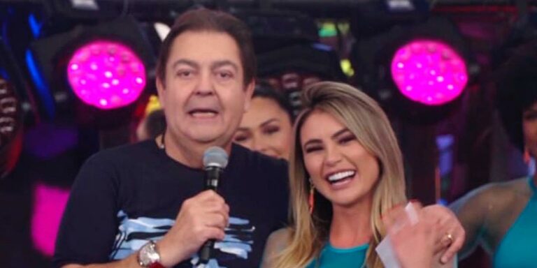 Natacha Orana era uma das principais bailarinas do Domingão do Faustão (foto: Reprodução/TV Globo)