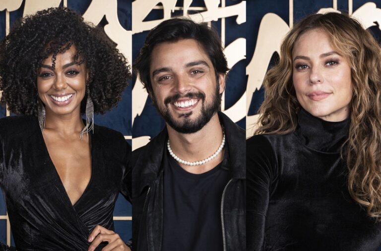 Dandara Mariana, Paolla Oliveira e Rodrigo Simas são os finalistas da Super Dança dos Famosos (foto: Globo/Maurício Fidalgo)