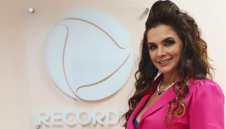 Luiza Ambiel é esperança da Record para subir audiência de Rodrigo Faro (foto: Reprodução)