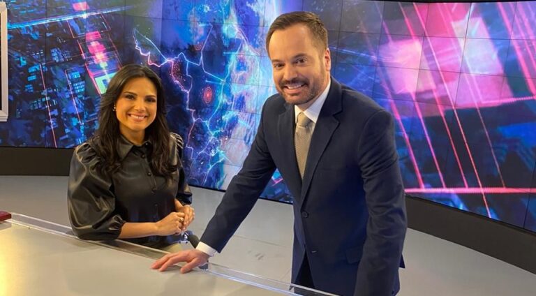 Marcelo Torres e Márcia Dantas são os atuais âncoras do SBT Brasil (foto: Divulgação/SBT)