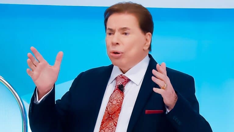 Silvio Santos é um dos maiores fãs de Quando Chama o Coração (foto: Lourival Ribeiro/SBT)