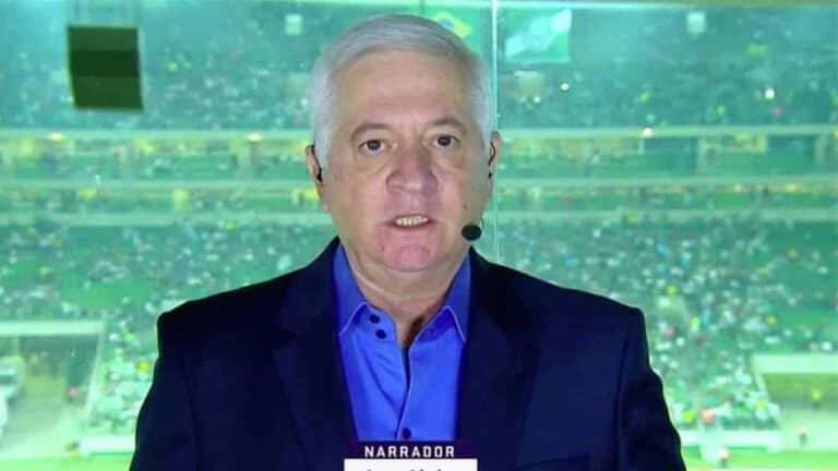 Imagem do narrador da Globo Jota Júnior