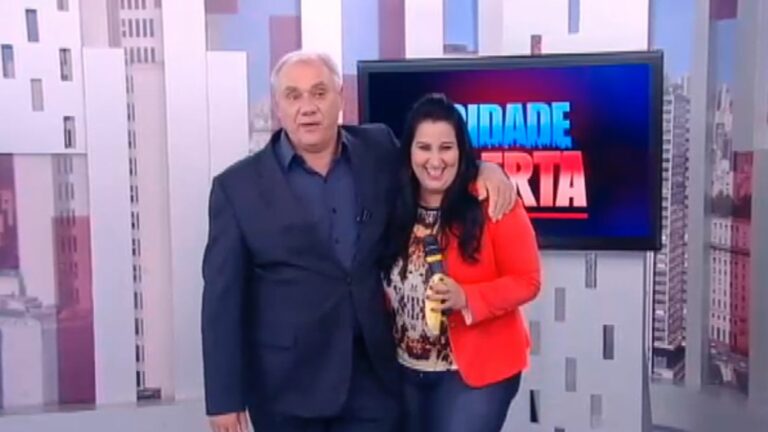 Foto de Marcelo Rezende e Fabíola Gadelha