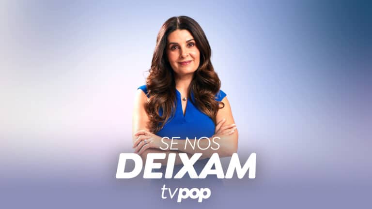 Imagem com arte da novela Se Nos Deixam, que vai ao ar de segunda a sexta no SBT