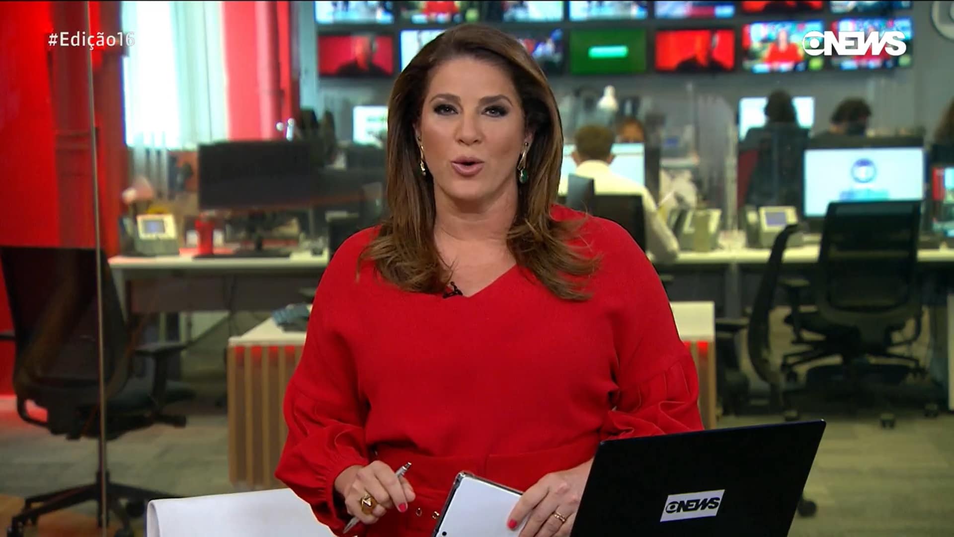 Christiane Pelajo ancorava a GloboNews, canal do Grupo Globo, desde junho de 2022 (Foto Reprodução/Internet)