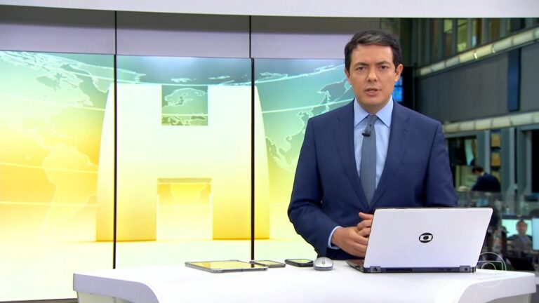 Imagem com foto de Alan Severiano no Jornal Hoje