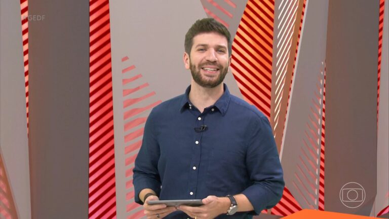 Filipe Matoso no comando do Globo Esporte DF