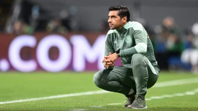 Foto do técnico Abel Ferreira, do Palmeiras