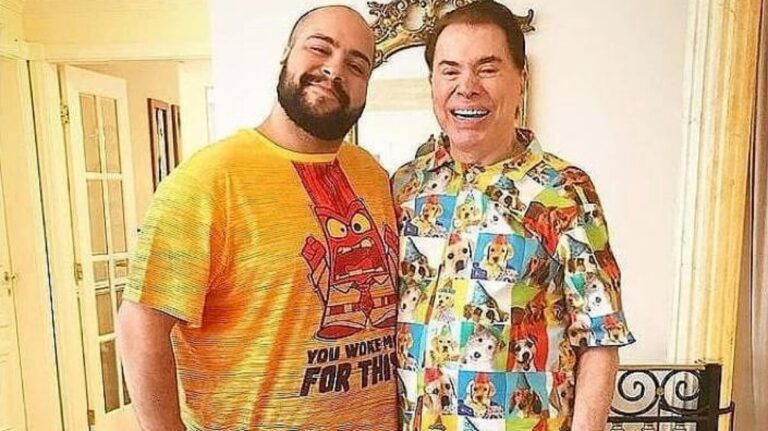 Silvio Santos e Tiago Abravanel