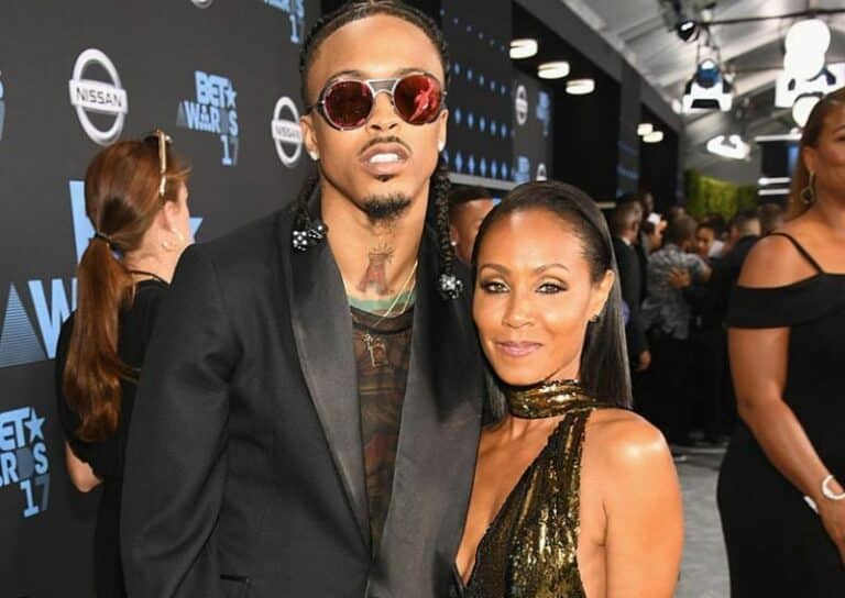 Imagem com foto de August Alsina e Jada Pinkett Smith