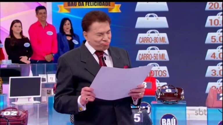 Foto do apresentador Silvio Santos