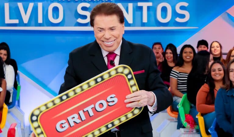 Foto do apresentador Silvio Santos