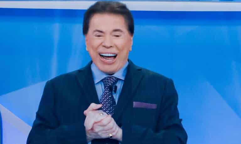 Foto do apresentador Silvio Santos