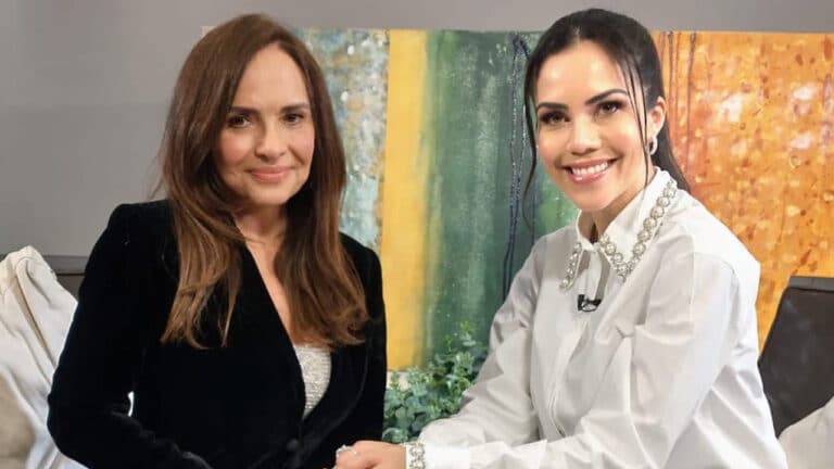 Imagem com foto de Luiza Tomé e Daniela Albuquerque