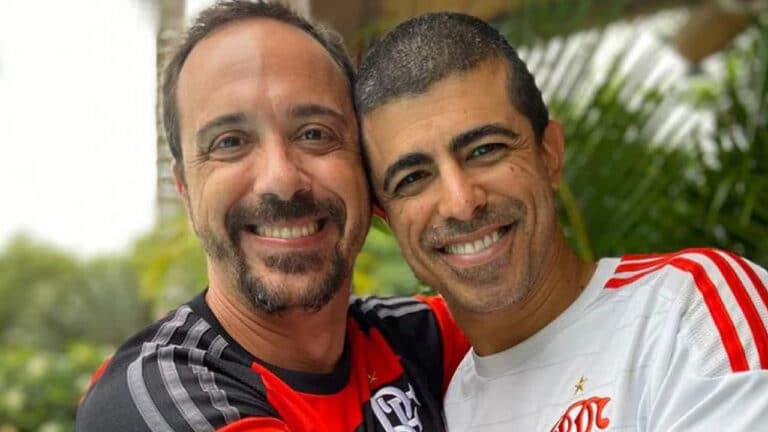 Imagem com foto de Nelito Fernandes e Marcius Melhem