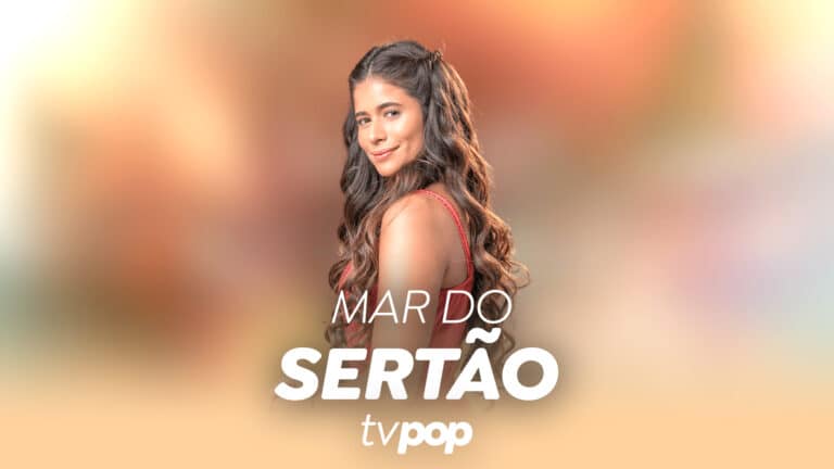 Imagem com arte da novela Mar do Sertão