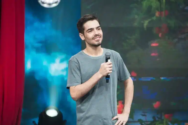 Foto João Guilherme Silva, filho de Faustão