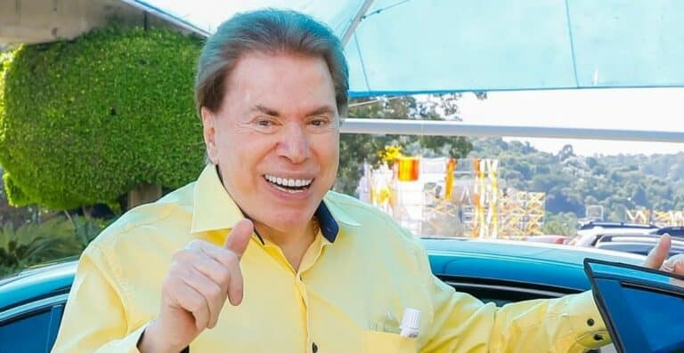 Foto do apresentador Silvio Santos