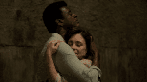 Imagem com foto de Seu Jorge e Adriana Esteves no filme Marighella