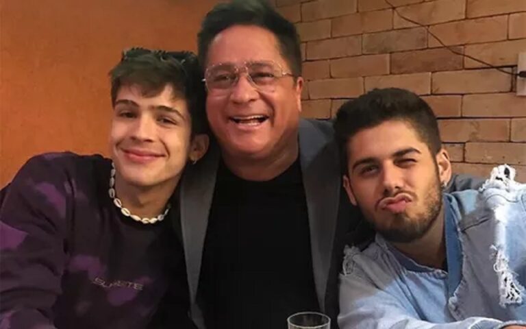 Foto de João Guilherme, Leonardo e Zé Felipe