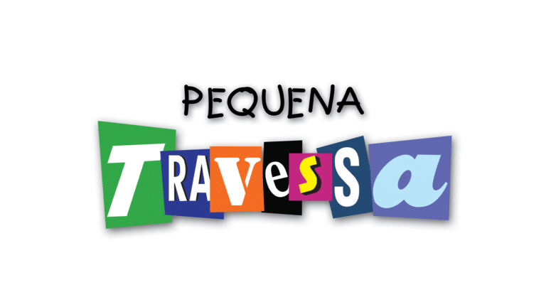 Imagem com logotipo da novela Pequena Travessa