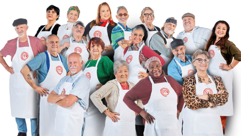 Imagem com foto de todos os participantes do MasterChef+