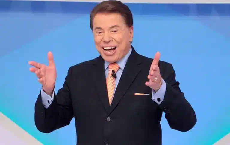 Foto de Silvio Santos no SBT