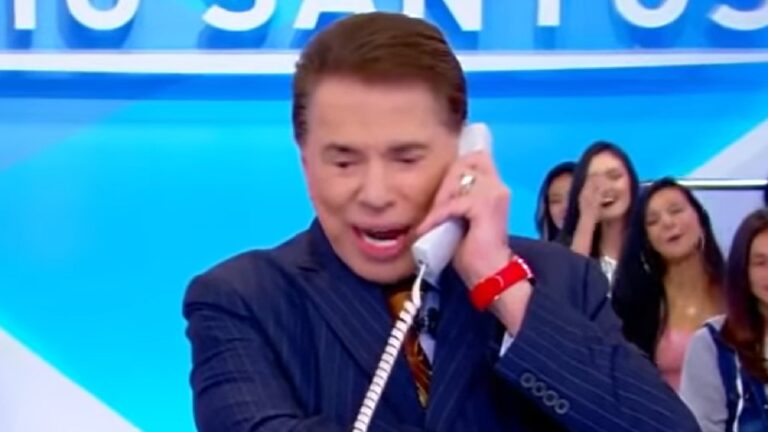 Foto do apresentador Silvio Santos