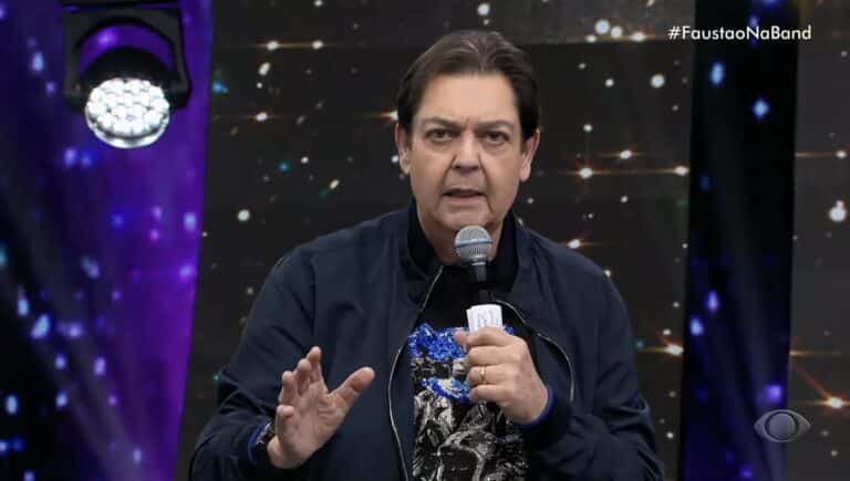 Foto do apresentador Faustão na Band