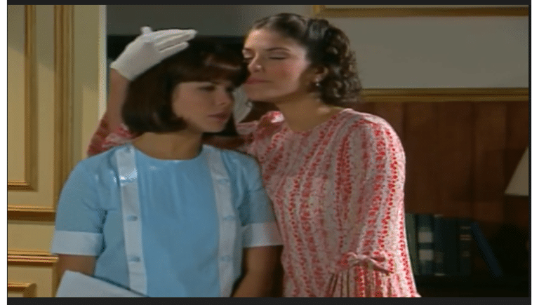 Olga se finge de amiga de Celina para acabr com Ana Francisca em Chocolate com Pimenta