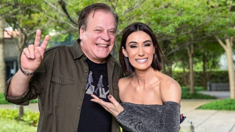 Foto dos jornalistas Chico Pinheiro e Michelle Barros, demitidos da TV Globo