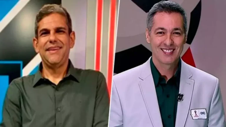 Foto dos narradores João Guilherme e Nivaldo Prieto, que se demitiram da ESPN