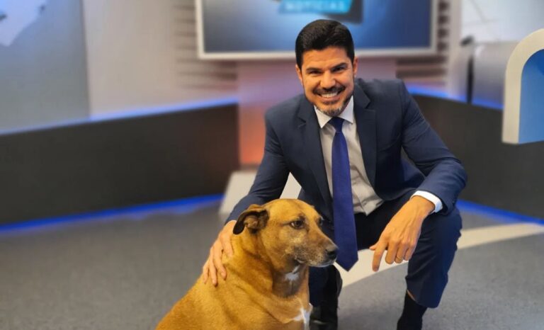 Foto de cachorrinha na Globo