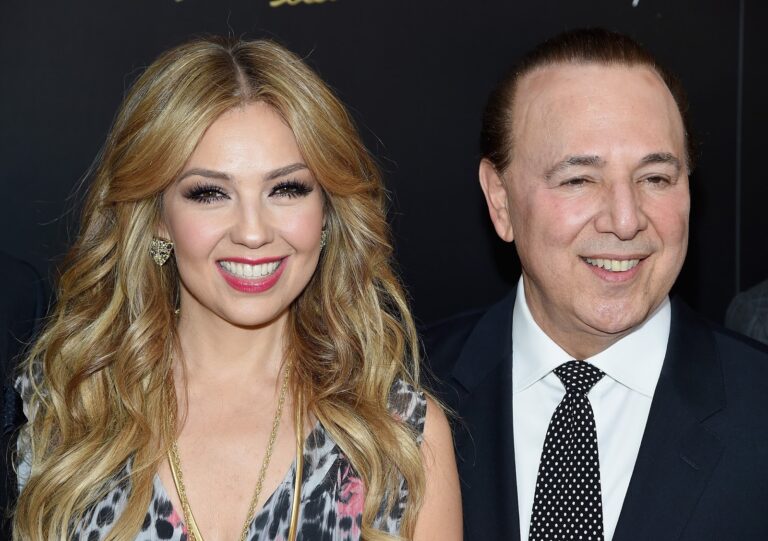 Foto de Thalia e Tommy Mottola