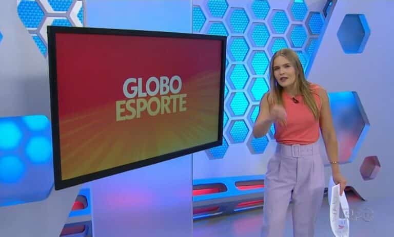 Foto de Raphaela Potter, apresentadora do Globo Esporte