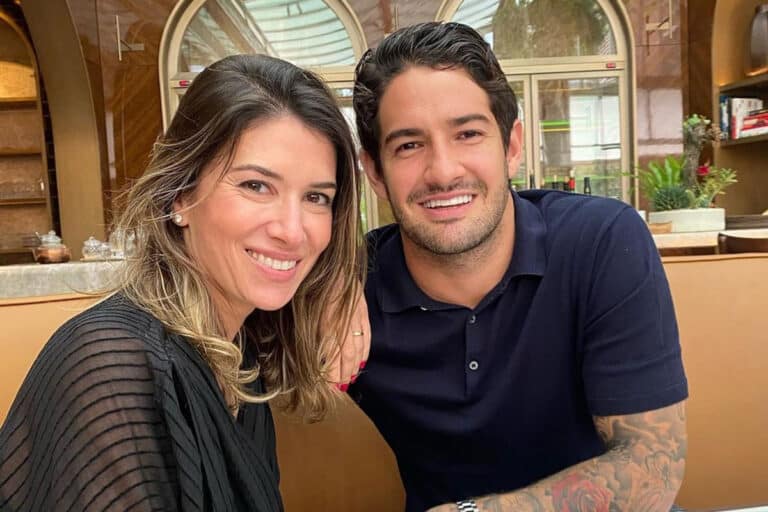 Foto de Alexandre Pato e Rebeca Abravanel