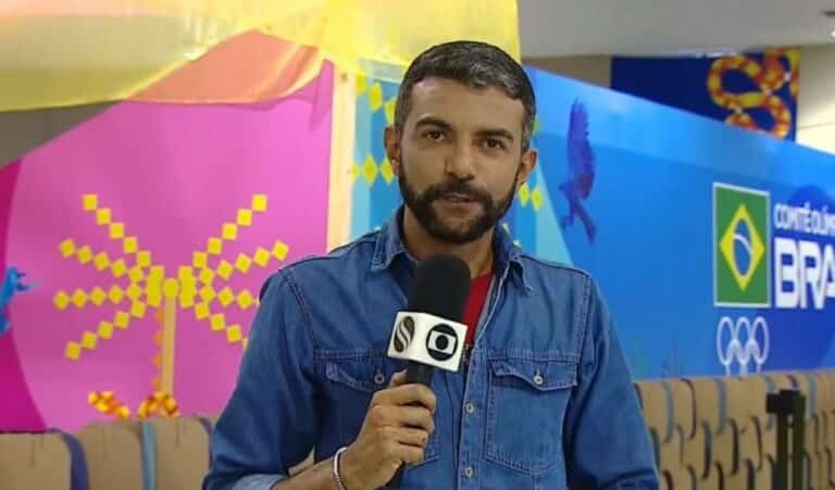 Foto de Anderson Barbosa, repórter da Globo